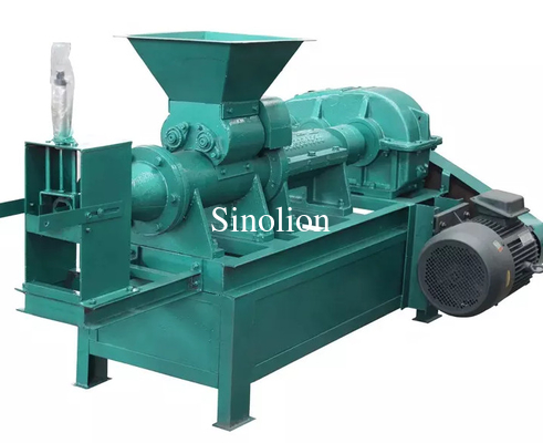 hexagonal shape BBQ coal/charcoal briquette make extruder machine for sale