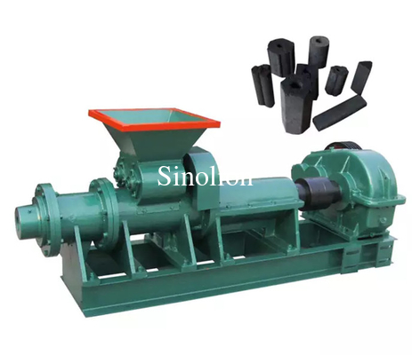 hexagonal shape BBQ coal/charcoal briquette make extruder machine for sale