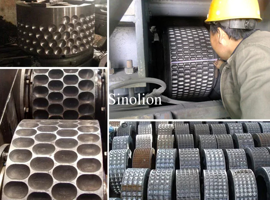 Coal charcoal briquettes pressing ball briquetting roller press machine
