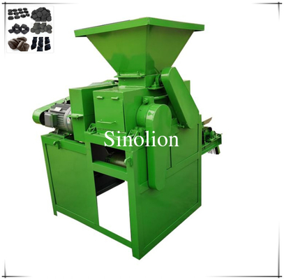 Clean and smokeless fuel charcoal coal briquettes roller making machine