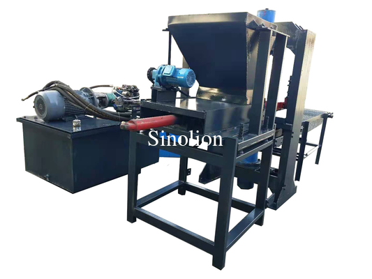 Coconut shell charcoal shisha square shape briquettes making machine