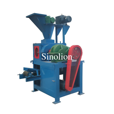 Professional supplier 1-3tph coal charcoal dust double roller press briquetting machine