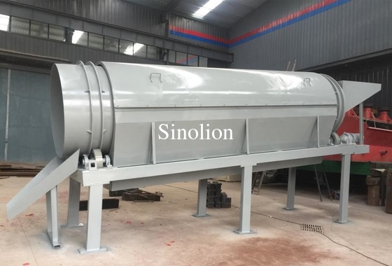 full enclosed garbage cycling plant rotary trommel screen/gold mining trommel
