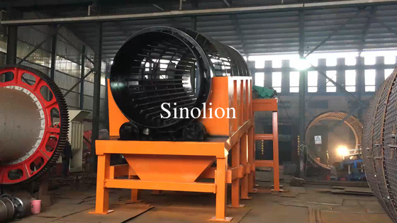 Wood Chips Trommel Screen Equipment with Simple Installation and Maintenance