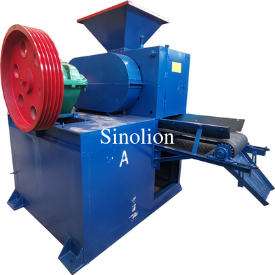 Industrial Steel Slag Powder High Strength Double Roll Press Briquette Machine