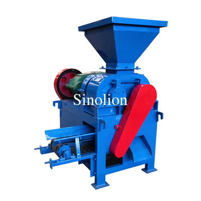 Twin roller charcoal coal briquette machine ball oval shape briquettes making machine