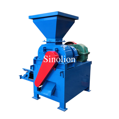 Twin roller charcoal coal briquette machine ball oval shape briquettes making machine
