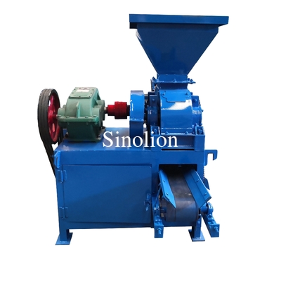 Twin roller charcoal coal briquette machine ball oval shape briquettes making machine
