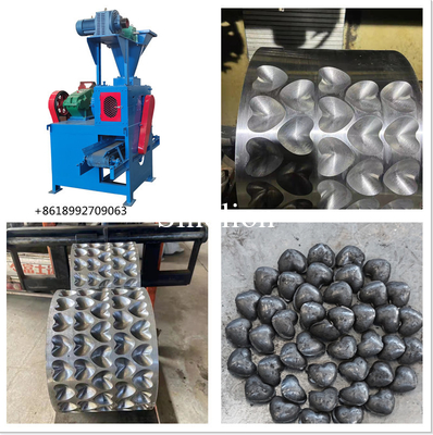 Brown lignite coal heart-shaped high performance briquette press machine