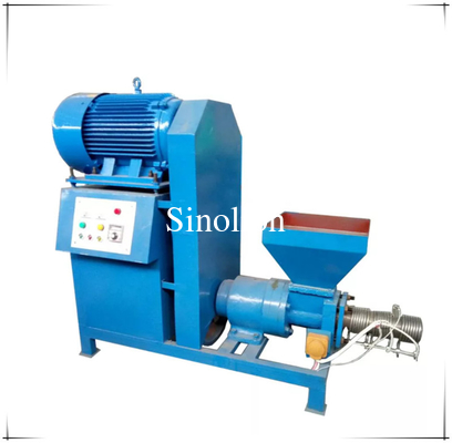 Rice Husk Peanut Shell Corn Cob Charcoal Screw Briquette Machine