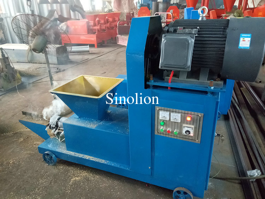 Good quality screw propeller rice husk briquette machine hollow bar machine
