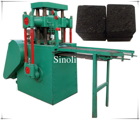 Shisha Cube Cubic Tablet Round shape Charcoal Briquettes Making machine