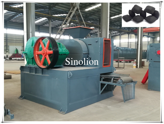 Roller press briquette machine for multipurpose briquetting pelleting and ball forming. Suitable for various materials like aluminum alumina active carbon bauxite