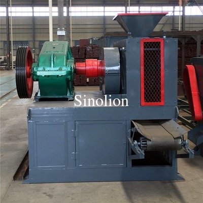 Double roller high pressure high strength iron oxide briquettes making machine+8618992709063