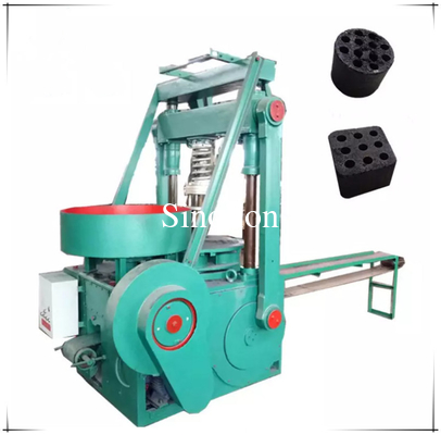 Hexagonal shape charcoal coal briquettes BBQ press making machine
