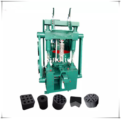 Hexagonal shape charcoal coal briquettes BBQ press making machine