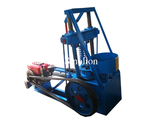 Diamater 100mm height 80mm coal charcoal briquettes making machine for Kenya customer