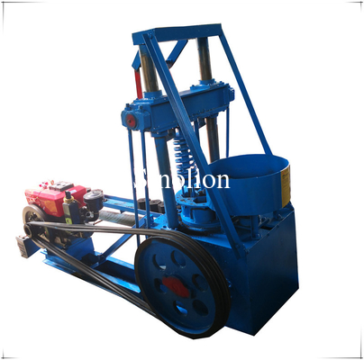 Diesel engine honeycomb press hexagon charcoal coal briquettes machine