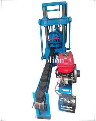 Diesel engine honeycomb press hexagon charcoal coal briquettes machine