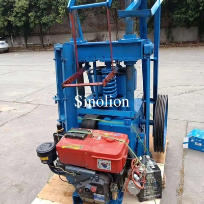 Diesel engine honeycomb press hexagon charcoal coal briquettes machine