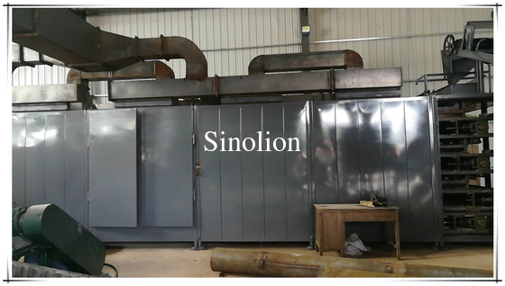 2022 Newest technology coal charcoal briquette line drying chain plate conveyor dryer