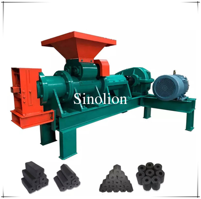 Coconut shell charcoal extruder mold briquettes making machine