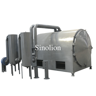 Peanut hull, sawdust, corn stalk, tree branches, rice hull, bamboo horizontal continuous carbonizing furnace