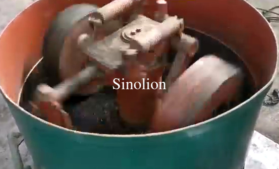 Charcoal powder coal dust making briquettes line wheel grinding mixer factory price
