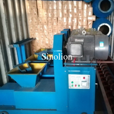 Wheat straw, barley straw and Alfalfa straw alloy propeller sawdust briquetting screw making machine