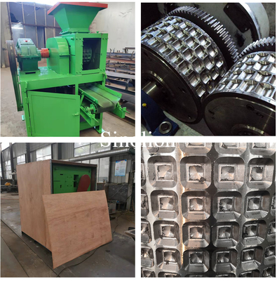 Model XM360 1-3t/h capacity coal charcoal square bread shape briquettes making machine