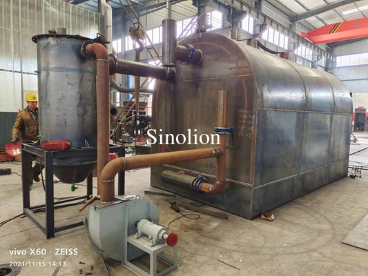 Forest waste hardwood log carbonization furnace mechanism charcoal stove