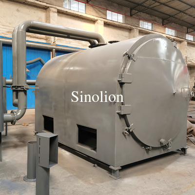 Forest waste hardwood log carbonization furnace mechanism charcoal stove