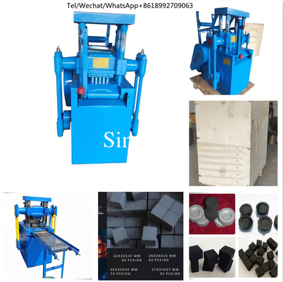 Coconut shell charcoal tablet round shape shisha press briquette machine manufacturer