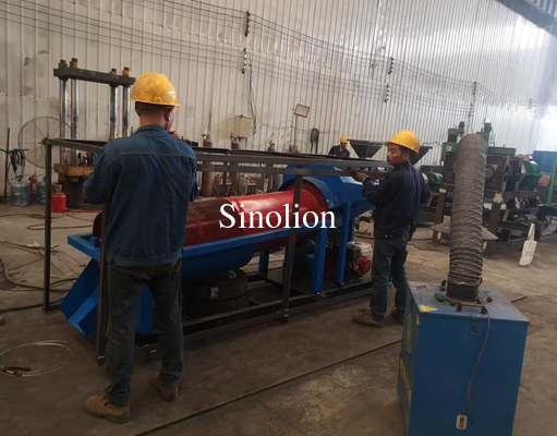 Smallest model 5-10Tons Gold Ore Processing Gold Washing Machine Trommel Screen Machine