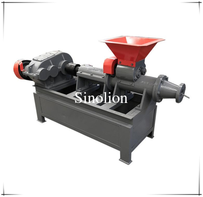 High capacity coconut shell charcoal extruder rod stick briquette making machine