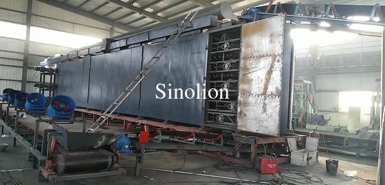Coke briquettes round ball pillow charcoal coal briquettes mesh belt dryer conveyor continuous dryer