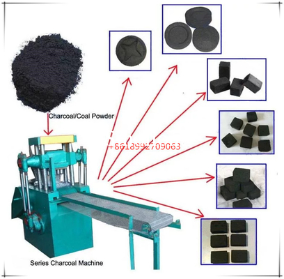 Coconut shell hookah briquetting press production line powder tablet mechanical shisha briquette charcoal machine